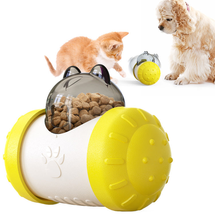 Pet-tumbler puzzle food leakage ball