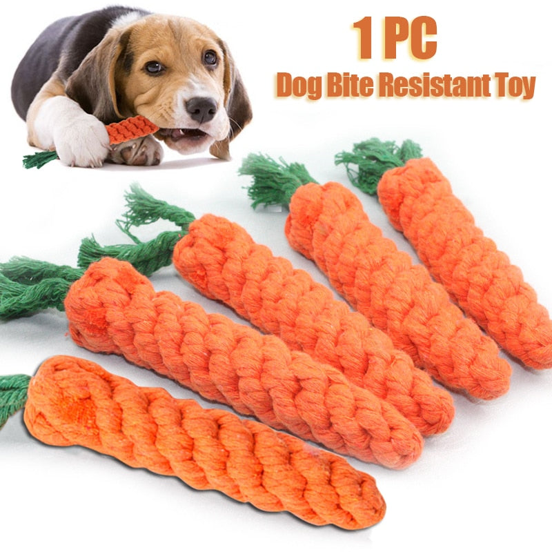 1pc Rope Carrot toy