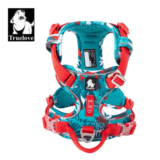 Truelove Pet Explosion-proof Dog Harness Camouflage Reflective Nylon Special Edition and Upgrade Version Easy to Adjust
