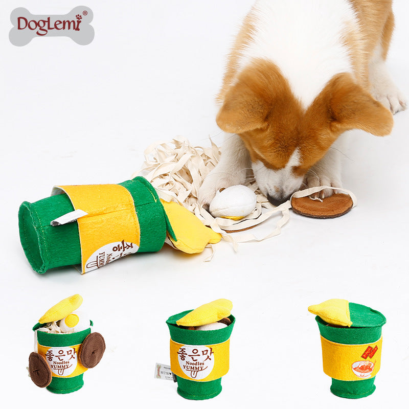 Randid-surface bubble leakage slow food sniffing training instant noodles for dogs