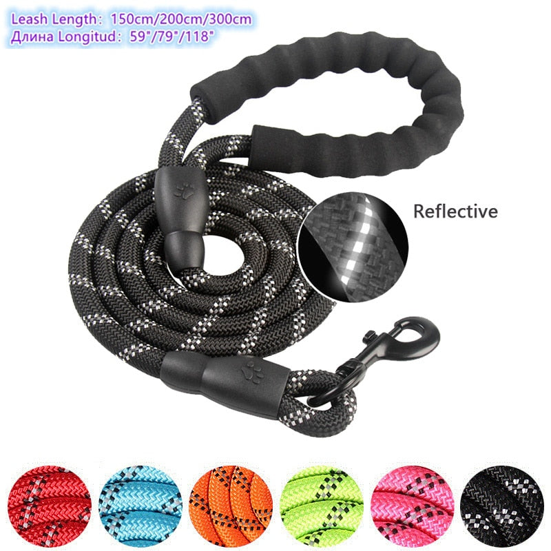 150/200/300cm Strong Reflective Dog Leash