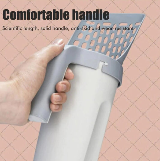 Portable Cat Litter Shovel with Bags included