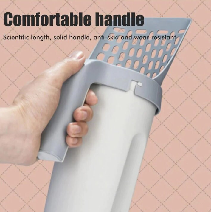 Portable Cat Litter Shovel with Bags included